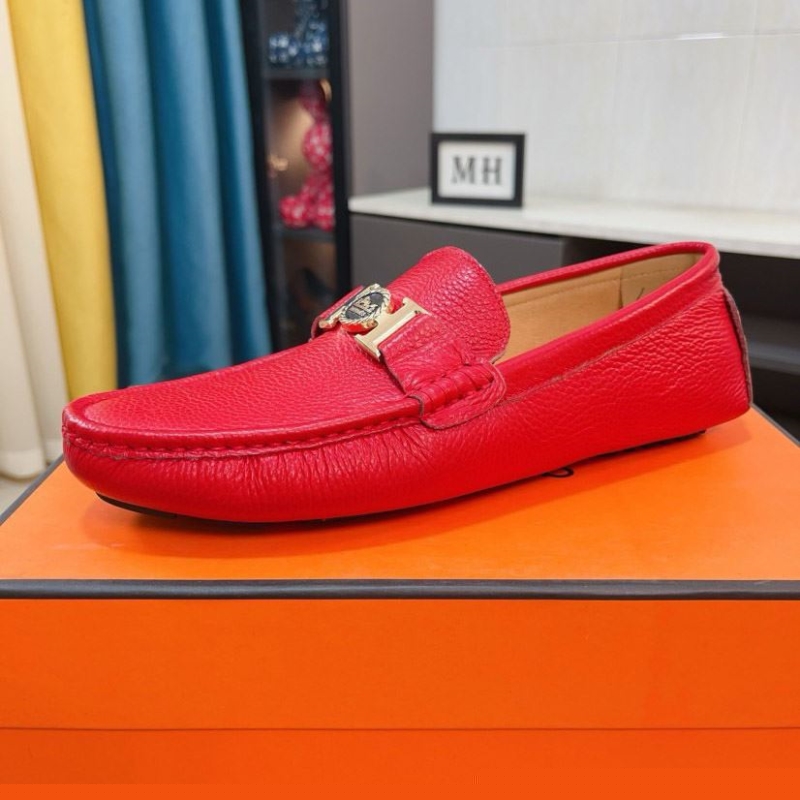 H**mes leather shoes